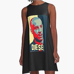 Vin Diesel - Illustration (Classic A-Line Dress)
