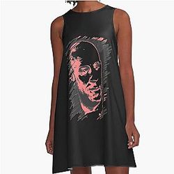 Vin Diesel Fan Art Digital illustration Classic A-Line Dress