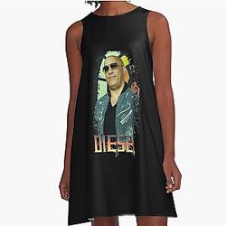 Funny Vin Diesel Classic A-Line Dress
