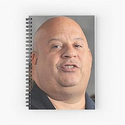 Fat Vin Diesel Notebook