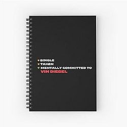 Mentally Committed to Vin Diesel Notebook