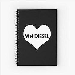 Love Vin Diesel Notebook