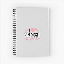 I Love Vin Diesel Notebook