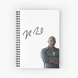 Vin Diesel Autograph Spiral Notebook