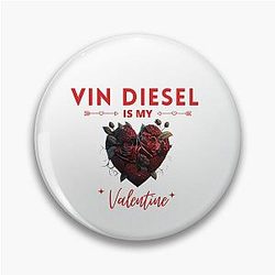 Vin Diesel Valentine Pin