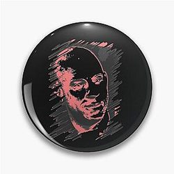 Vin Diesel Fan Art Digital illustration Classic Pin