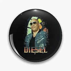 Funny Vin Diesel Classic Fan Pin