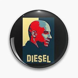 Vin Diesel Fan Art Illustration Classic Pin