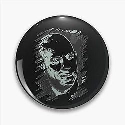 Vin Diesel Fan Art Digital illustration Classic Pin