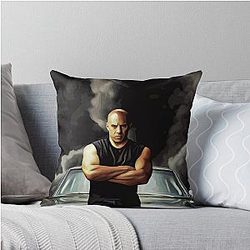 Vin Diesel - Fast Furious Throw Pillow