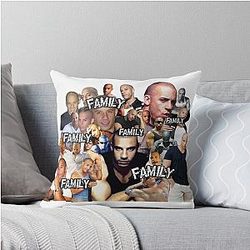 Vin Diesel Family Throw Pillow