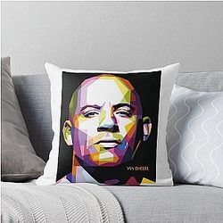 Vin Diesel Throw Pillow