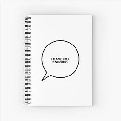 I Have No Enemy Vinland Saga Spiral Notebook