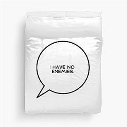 I Have No Enemies Vin Saga Duvet Cover