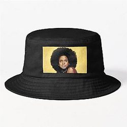 Viola Davis Golden Portrait Bucket Hat