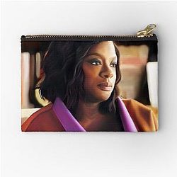 Viola Davis - How to Get Away with Murder - Portrait Zipper Pouch