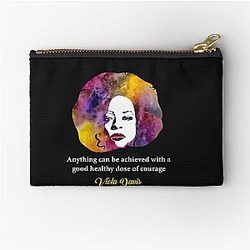 Viola Davis: Sophisticated  in Premium T-Shirt Designs Zipper Pouch