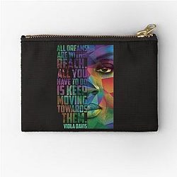 Viola Davis: Sophisticated Elegance in Premium T-Shirt Designs Pouch