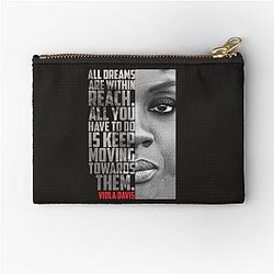 Viola Davis Sophisticated Elegance in T-Shirt Designs Pouch