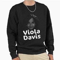 Viola Davis Fan Art Pullover Sweatshirt