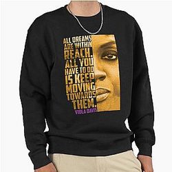 Viola Davis: Sophisticated Elegance in Premium Designs Pullover Sweatshirt