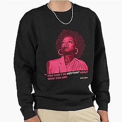 Viola Davis: Sophisticated Elegance in Premium Sweatshirt