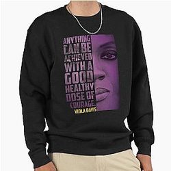 Viola Davis: Sophisticated Elegance in Premium T-Shirts Pullover Sweatshirt