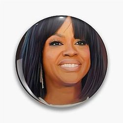 Viola Davis portrait Pin