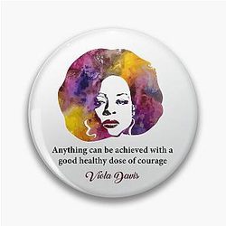 Viola Davis Sophisticated Elegance in Premium T-Shirt Design