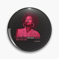 Viola Davis: Sophisticated Elegance in Premium T-Shirt Design Pin