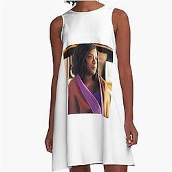 Viola Davis - How to Get Away with Murder - Portrait A-Line Dress