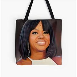 Viola Davis All Over Print Tote Bag