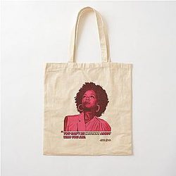 Viola Davis Sophisticated Elegance in Premium Cotton Tote Bag