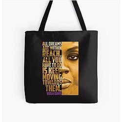 Viola Davis: Sophisticated Elegance in Premium Tote Bag
