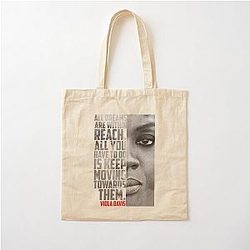 Viola Davis: Sophisticated Elegance in Cotton Tote Bag