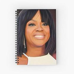Viola Davis portrait notebook