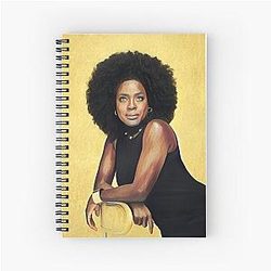 Viola Davis Golden Portrait Notebook