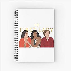 The First Lady Michelle Pfeiffer Viola Davis Gillian Anderson Spiral Notebook
