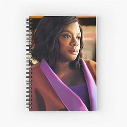 Viola Davis - How to Get Away with Murder - portrait Spiral Notebook