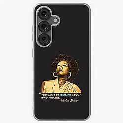 Viola Davis Sophisticated Elegance in Premium T-Shirt Designs Samsung Galaxy Case