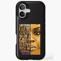 Viola Davis Sophisticated Elegance iPhone Tough Case