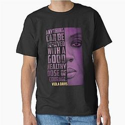 Viola Davis: Sophisticated Elegant in Premium T-Shirt Designs Classic T-Shirt