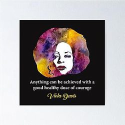 Viola Davis: Sophisticated Elegance in Premium T-Shirt Design Poster