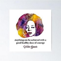 Viola Davis: Sophisticated Elegance in Premium T-shirt Designs Poster