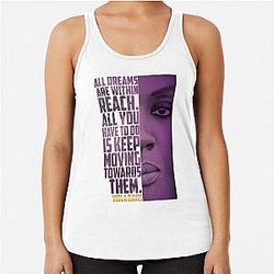 Viola Davis: Sophisticated Elegance in Premium T-Shirt Design Racerback Tank Top