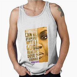 Viola Davis: Sophisticated Elegance in Premium Tank Tops
