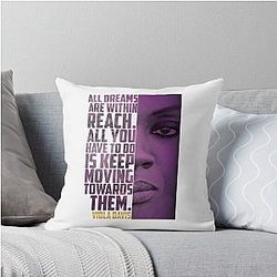 Viola Davis Sophisticated Elegance in Premium Designs Throw Pillow