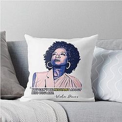 Viola Davis: Sophisticated Elegance in Throw Pillow