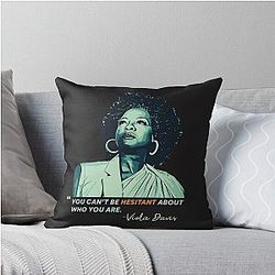 Viola Davis: Sophisticated Elegance in Premium T-Shirt Designs Pillow