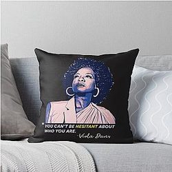 Viola Davis: Sophisticated Elegance in Throw Pillow